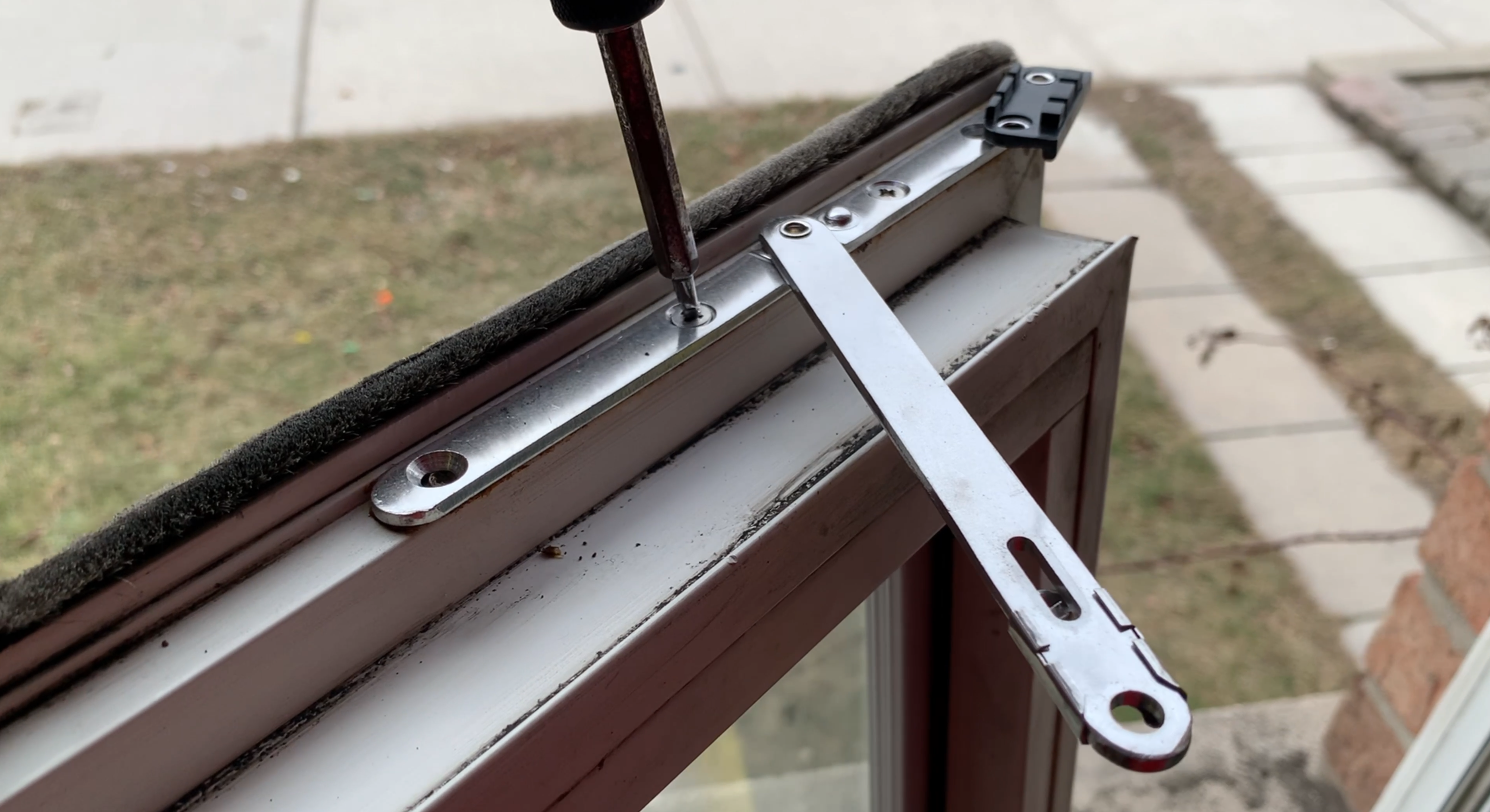 window hinge repair