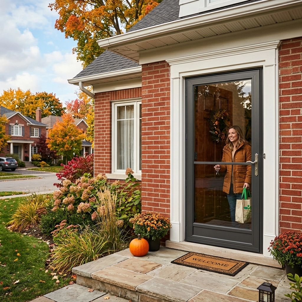 What are the benefits of having a storm door in Toronto and the GTA?