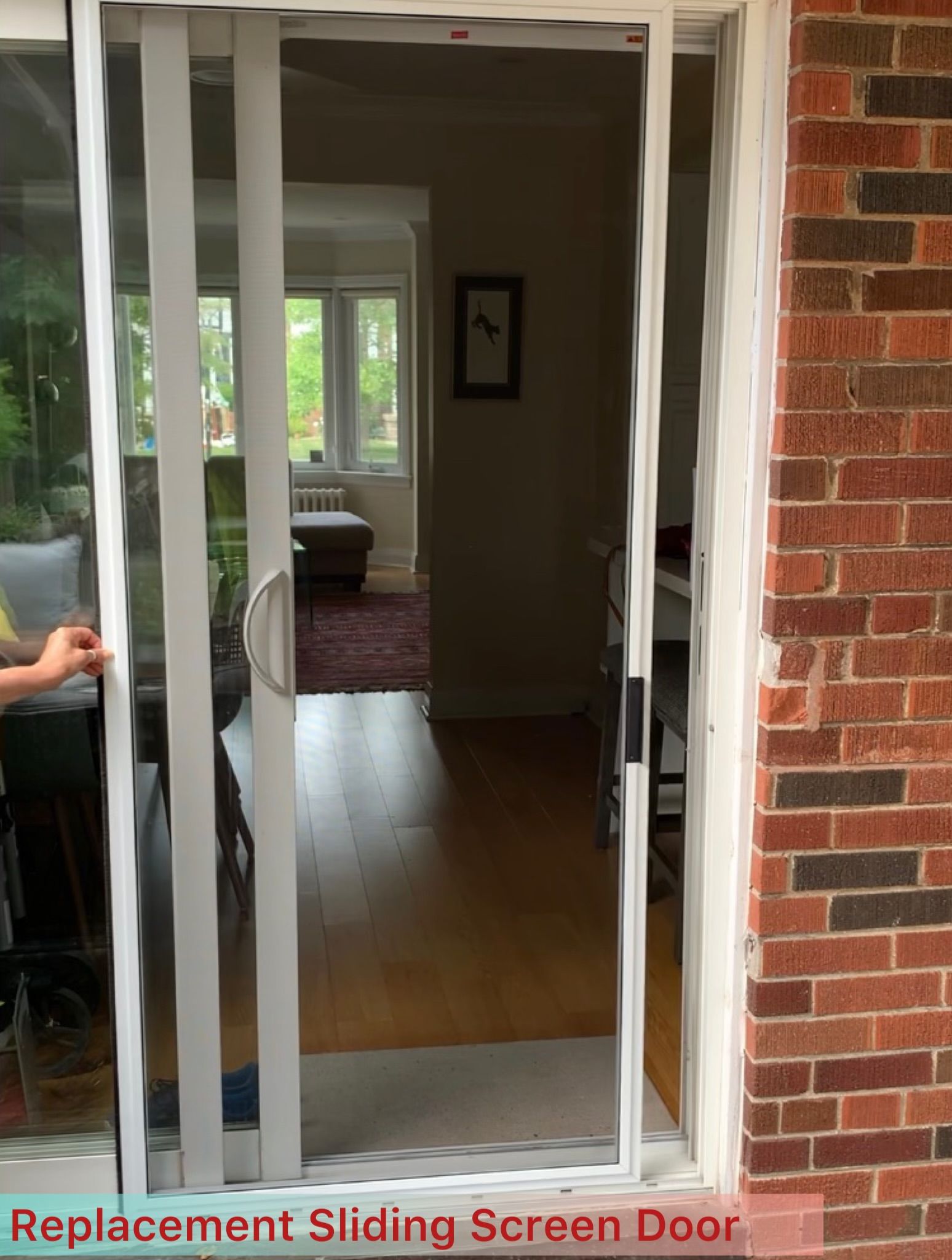 How do I fix a sliding screen door that sticks?
