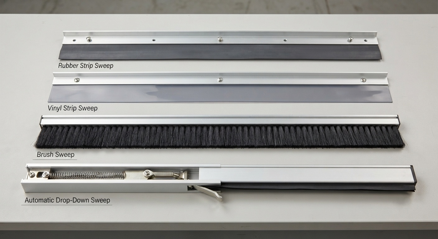 What Are the Different Types of Commercial Door Sweeps?