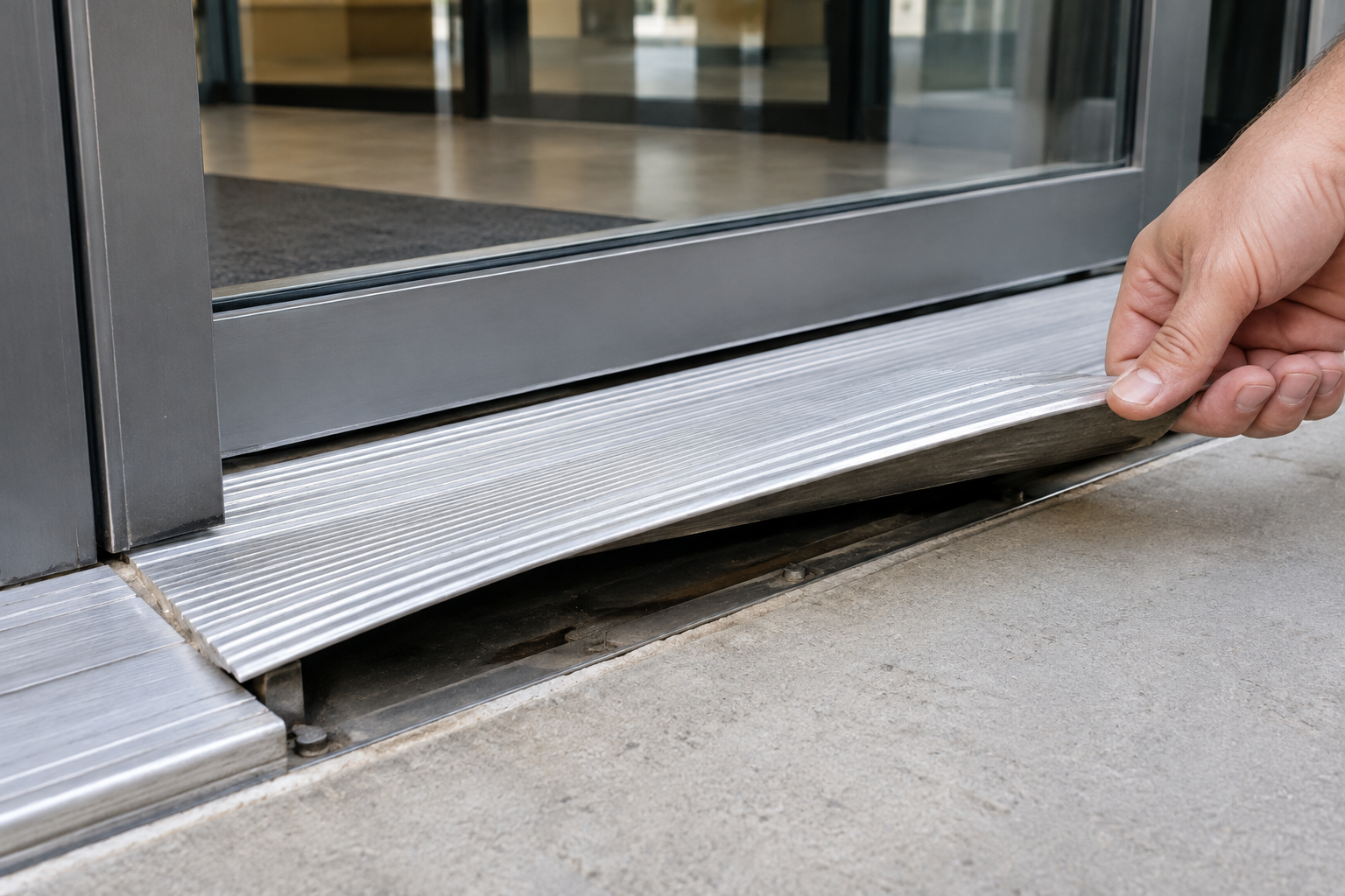 Why Is the Threshold on My Commercial Door Lifting Up?